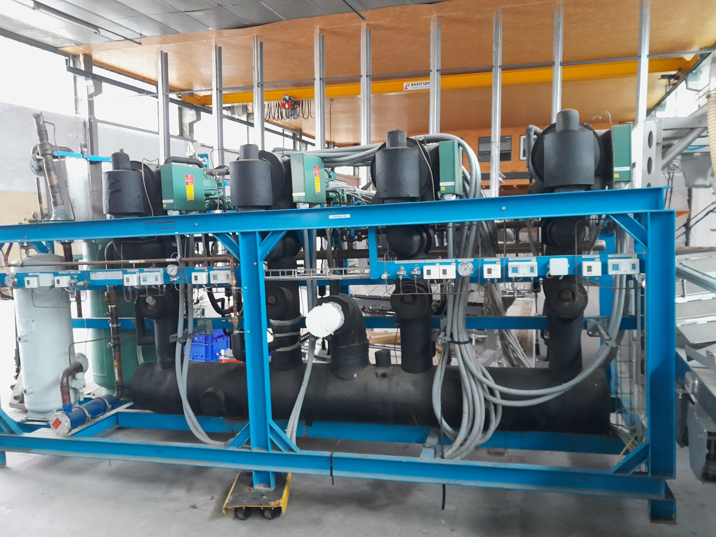 Schockfroster Verbundanlage Bitzer Schraube