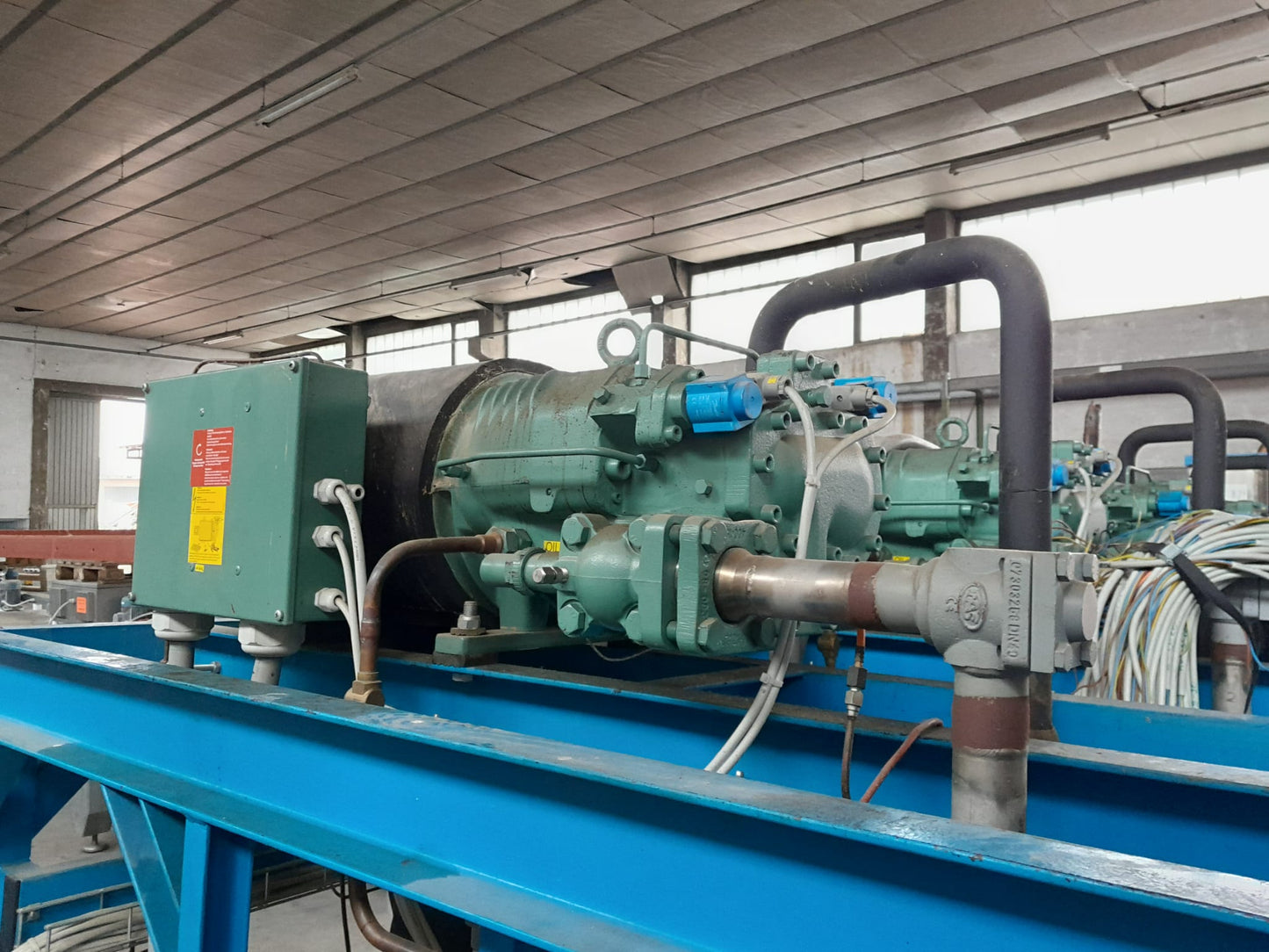 Schockfroster Verbundanlage Bitzer Schraube