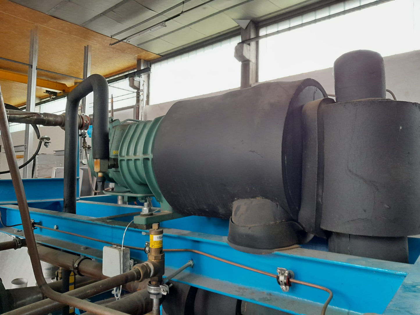 Schockfroster Verbundanlage Bitzer Schraube