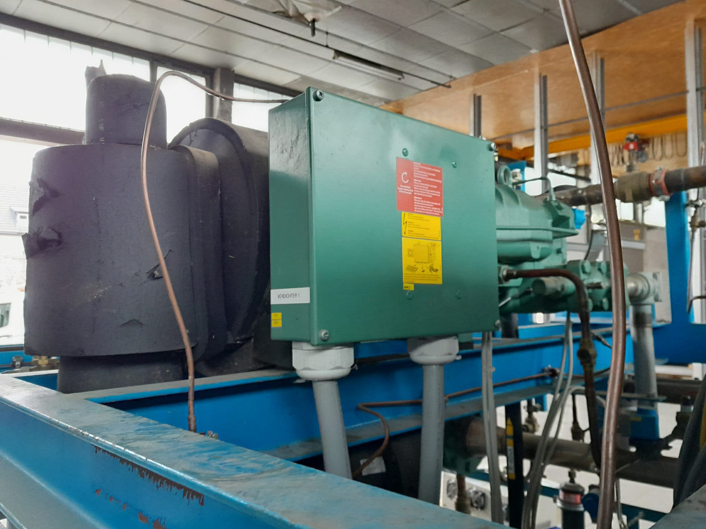 Schockfroster Verbundanlage Bitzer Schraube