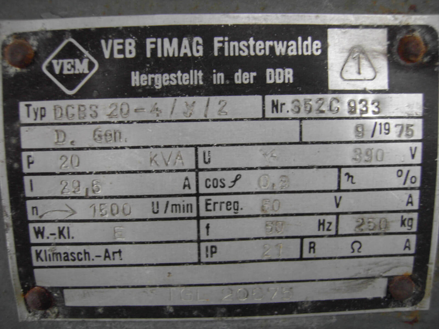 Notstromaggregat Diesel Army-Ausführung